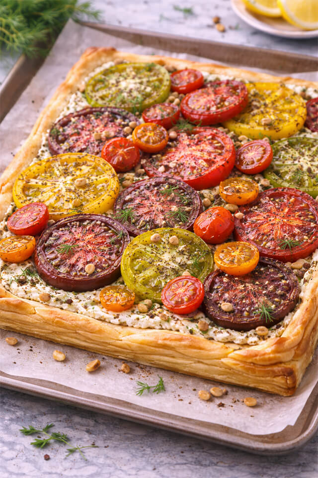 Crispy Filo Tomato Tart: The Ricotta & Heirloom Summer Secret